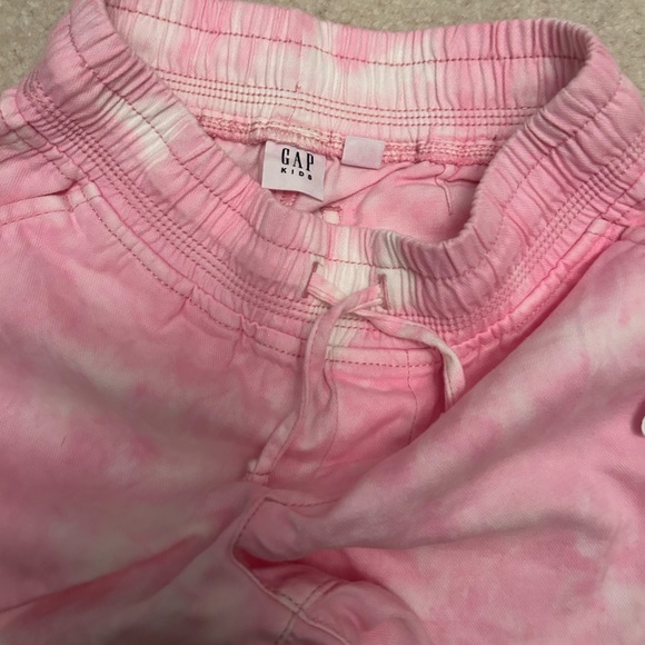 Gap Kids Pink White Tie Dye Shorts Size S - Picture 3 of 4